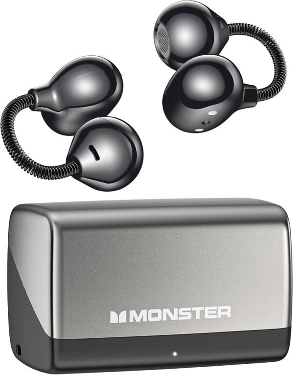 MONSTER AC700 - Open-Ear Bluetooth Earbuds – Wireless Air Conduction Headphones