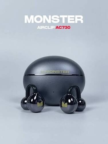 MONSTER AC730 - Open-Ear Bluetooth Earbuds – Wireless Air Conduction Headphones