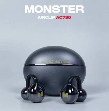MONSTER AC730 - Open-Ear Bluetooth Earbuds – Wireless Air Conduction Headphones